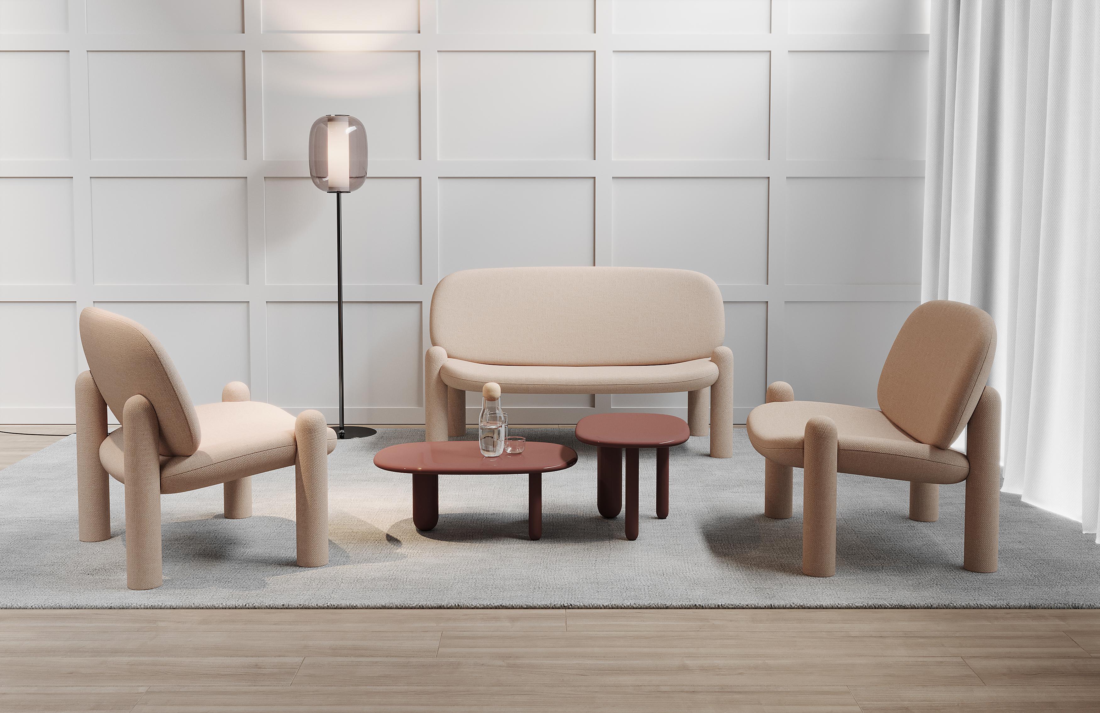 Wood Tottori coffee tables by Kateryna Sokolova for Driade For Sale
