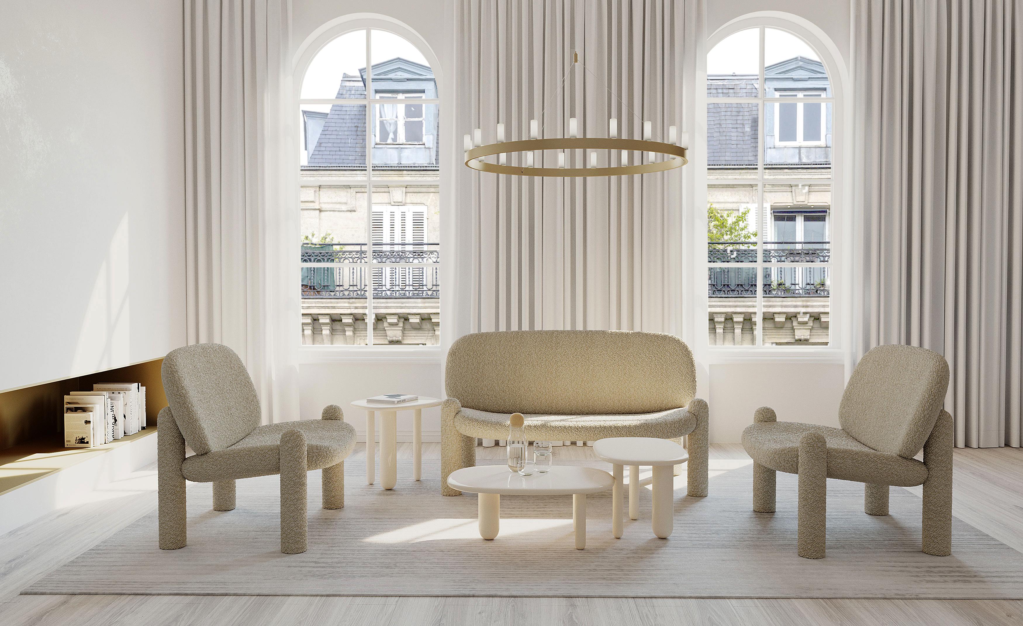 Tottori coffee tables by Kateryna Sokolova for Driade For Sale 2