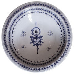 Touareg Emblem, Moroccan Extra Large Hand Painted Plate 1
