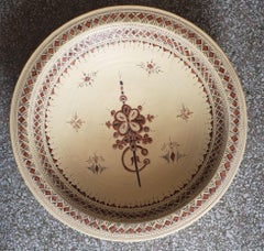 Touareg Emblem, Moroccan Extra Large Hand Painted Plate 2