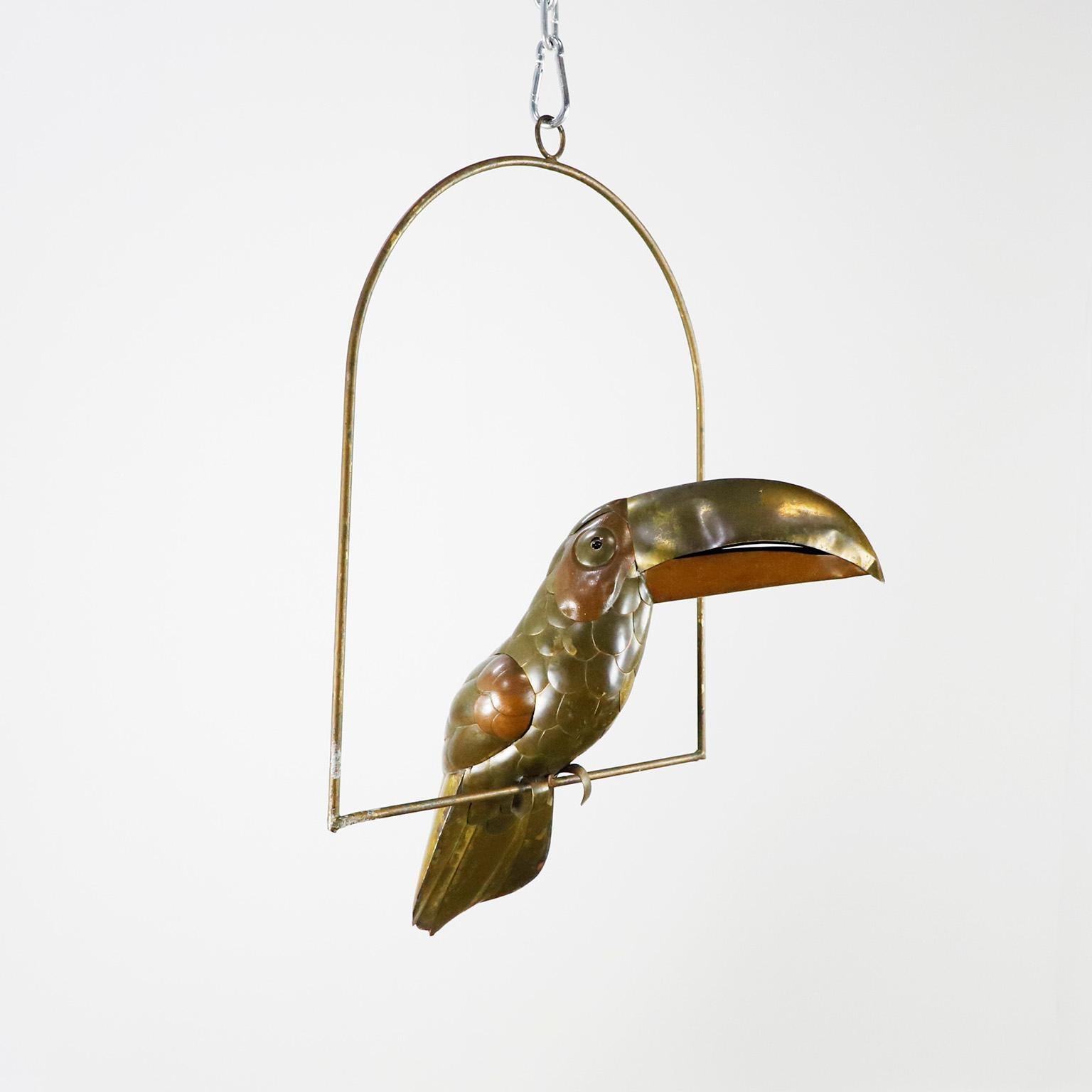 Mid-Century Modern Toucan Sculpture by Sergio Bustamante