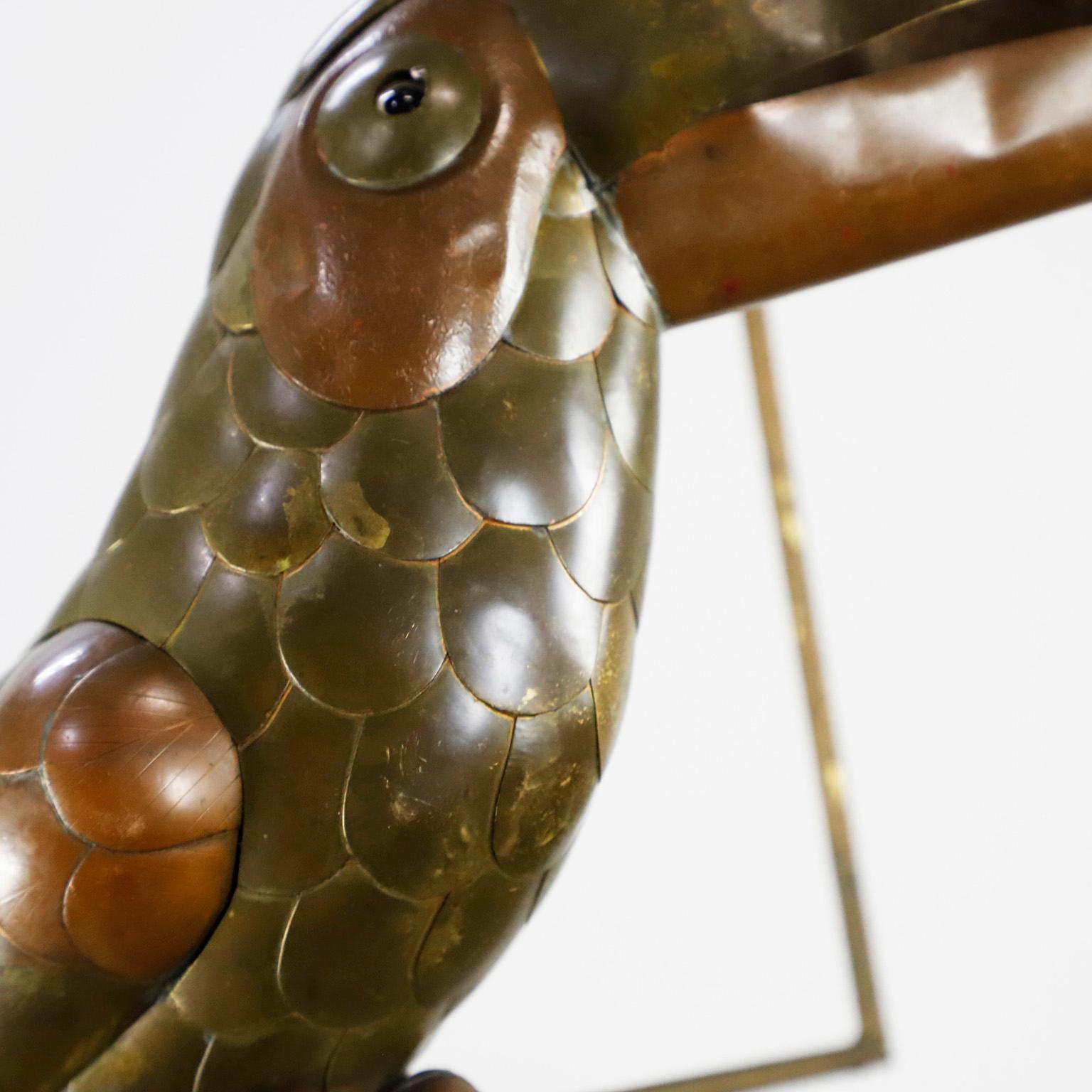 Mexican Toucan Sculpture by Sergio Bustamante