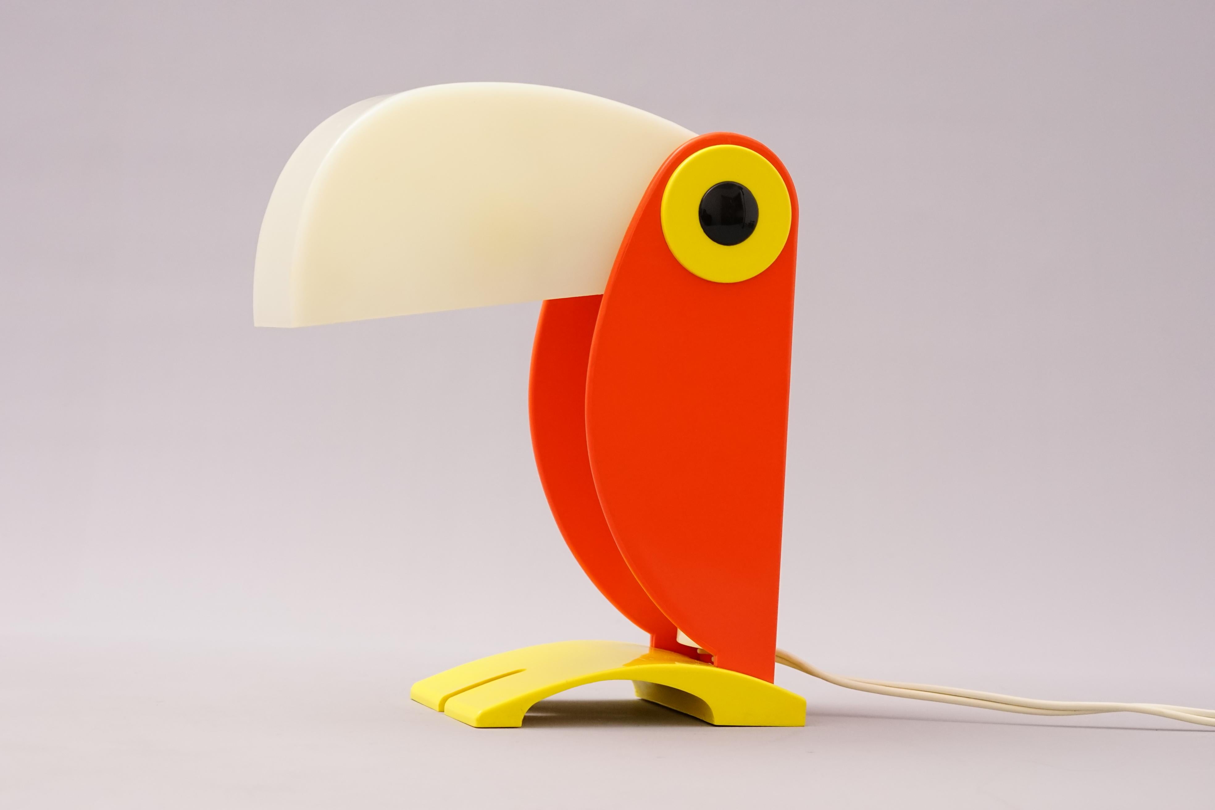 Toucan Table Lamp by Enea Ferrari for Old Timer Ferrari 1970s 3