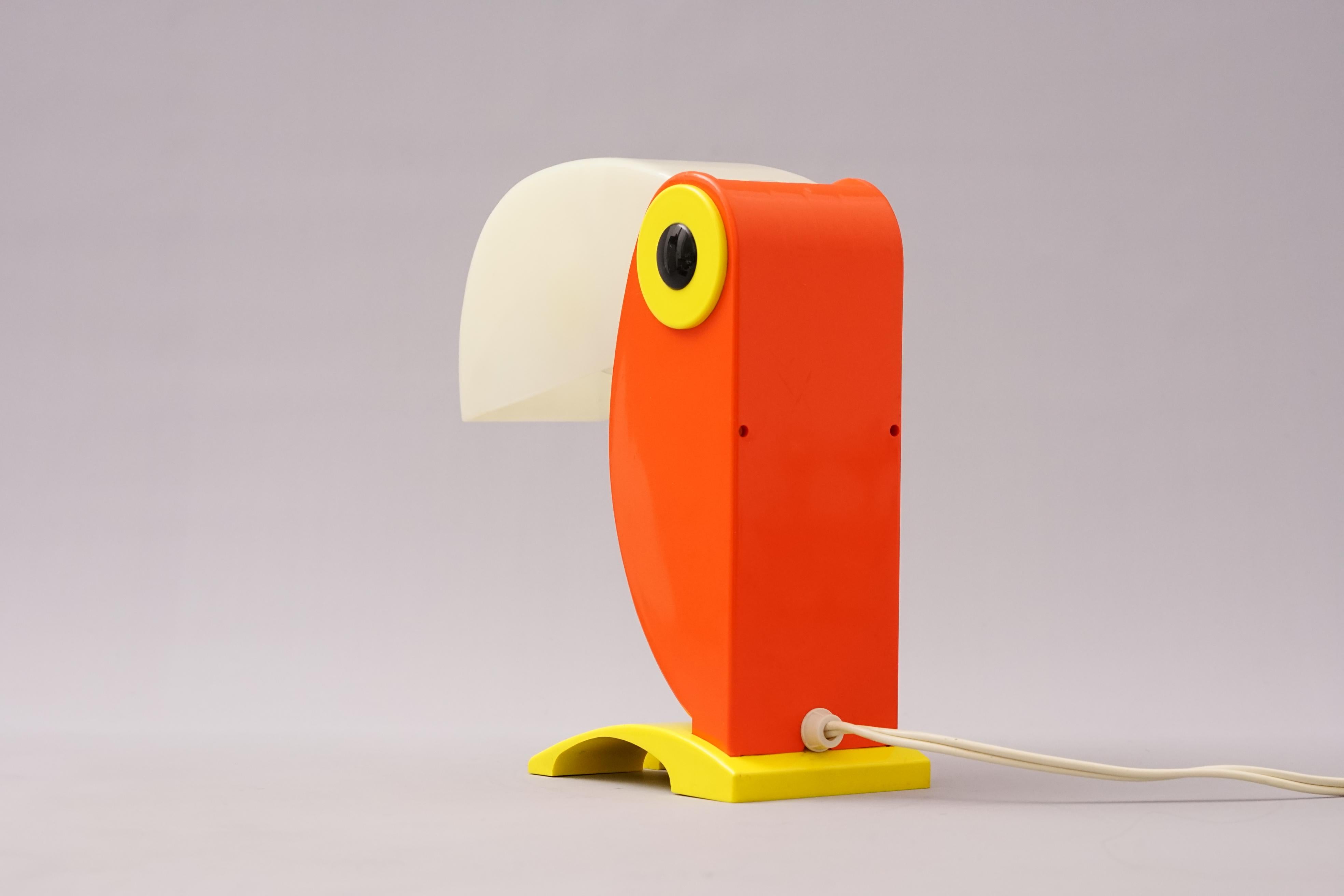 Toucan Table Lamp by Enea Ferrari for Old Timer Ferrari 1970s In Good Condition In Kelkheim (Taunus), HE
