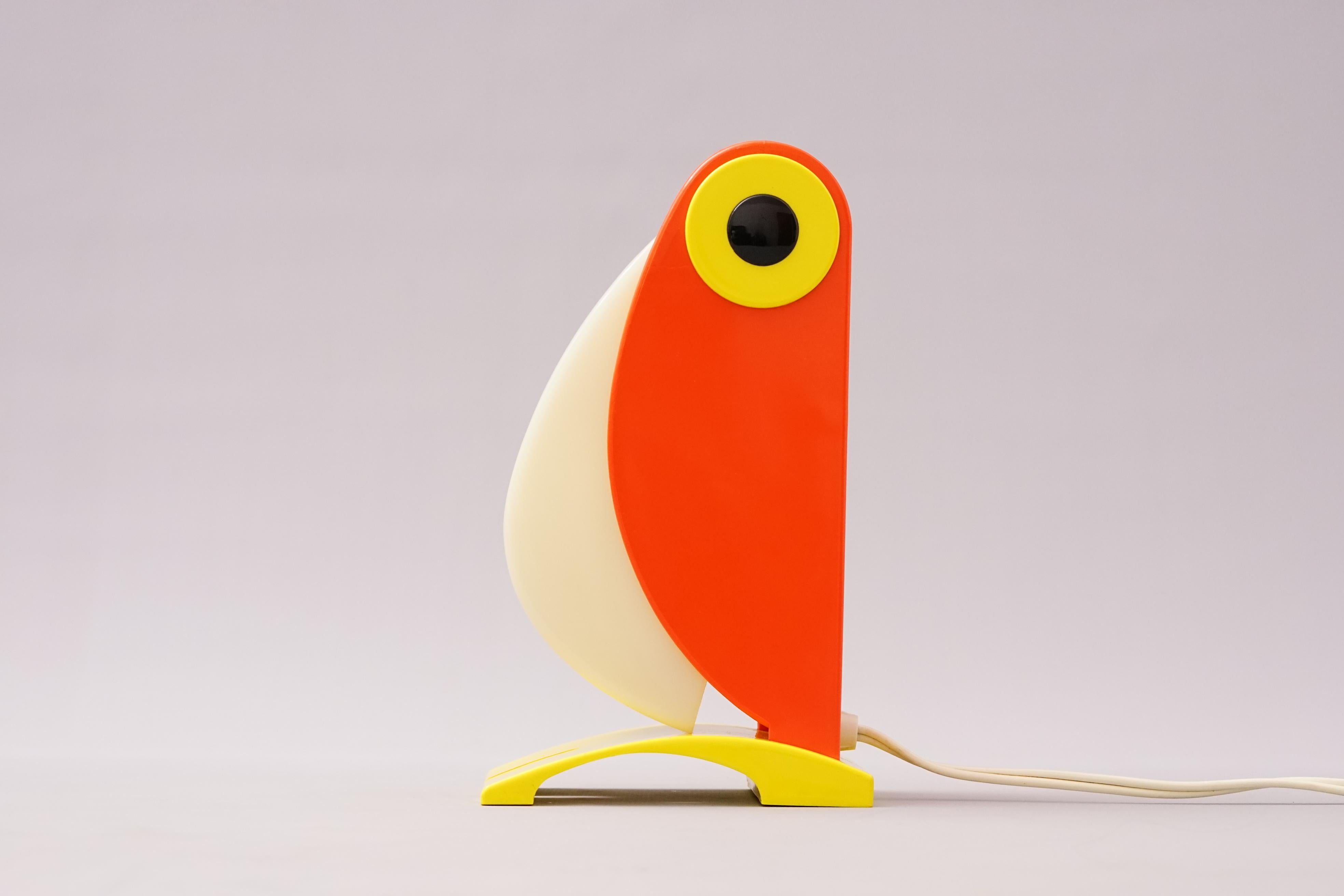 Late 20th Century Toucan Table Lamp by Enea Ferrari for Old Timer Ferrari 1970s