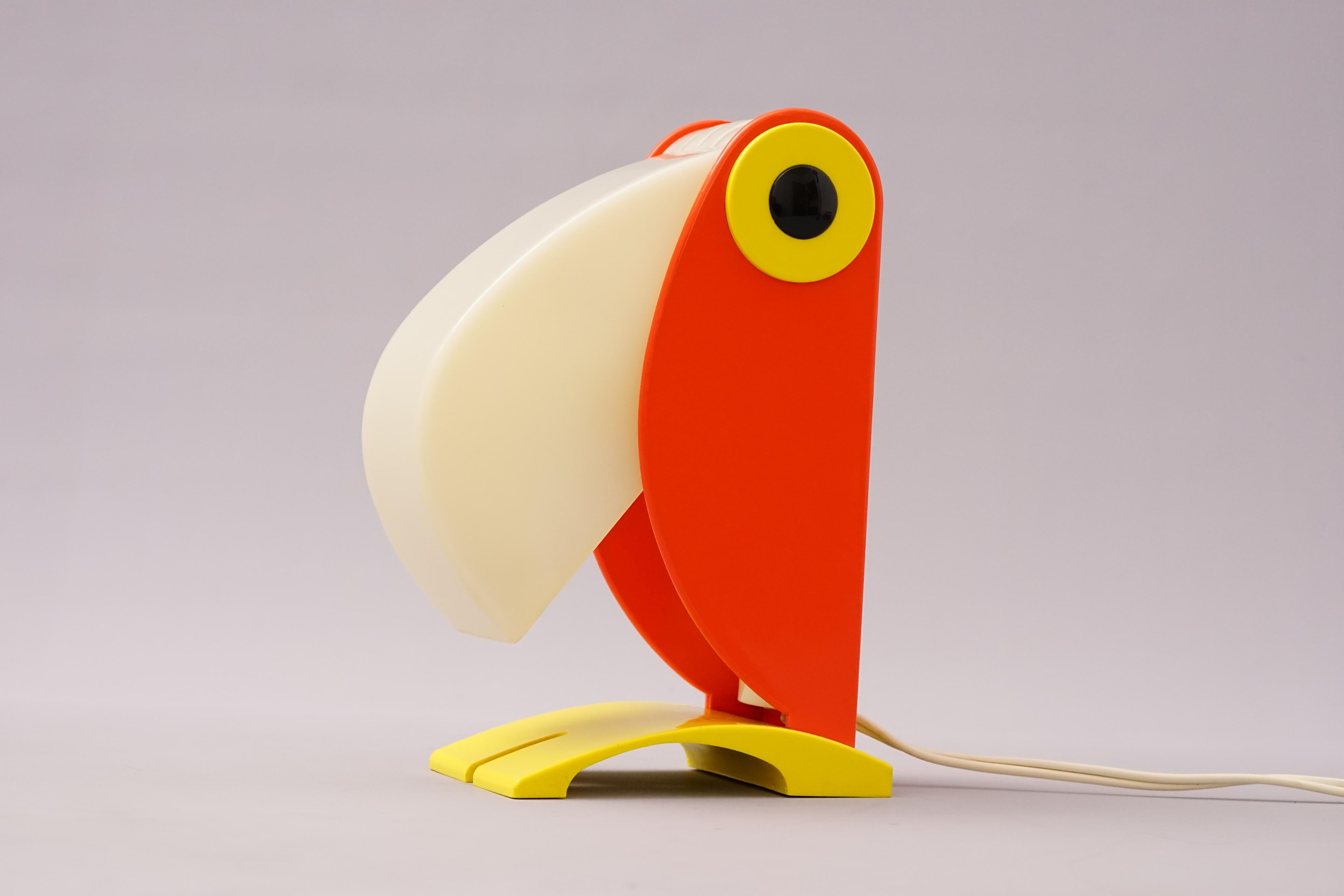 Toucan Table Lamp by Enea Ferrari for Old Timer Ferrari 1970s 1