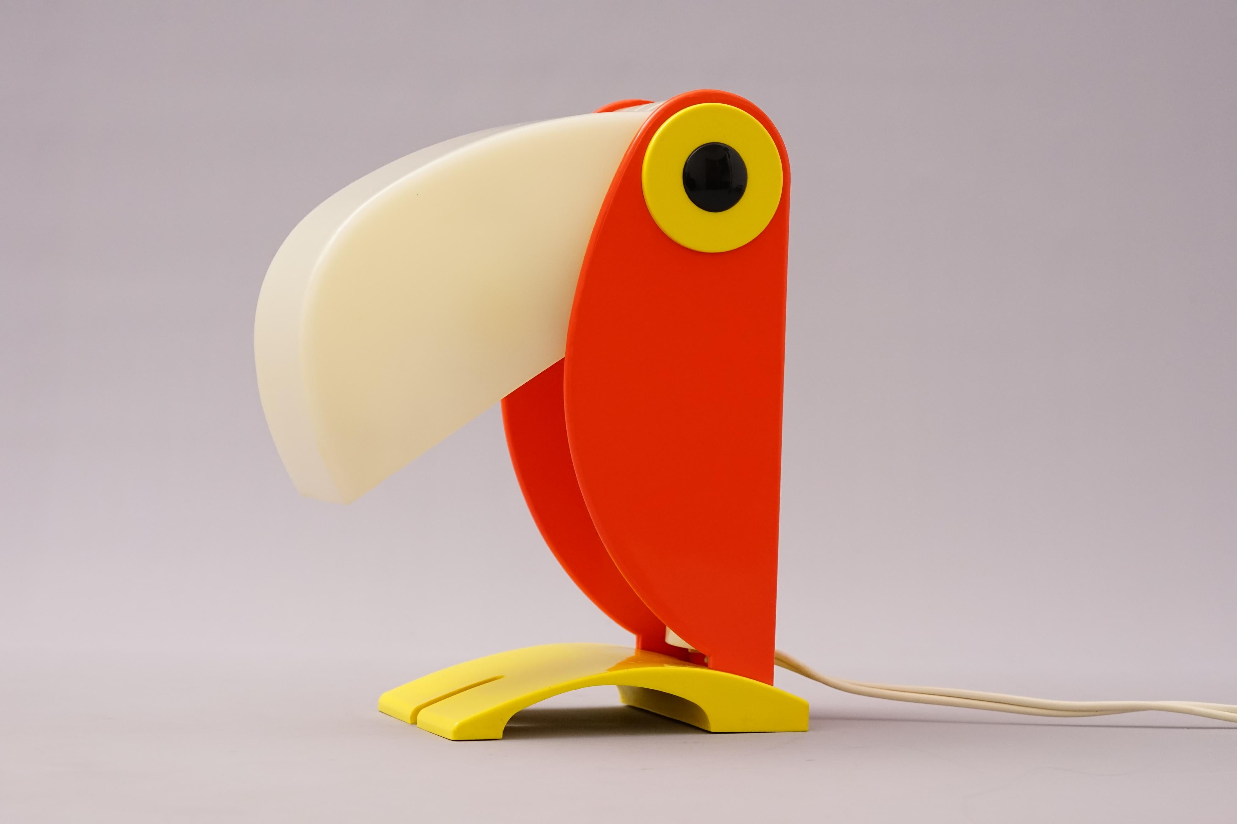 Toucan Table Lamp by Enea Ferrari for Old Timer Ferrari 1970s 2