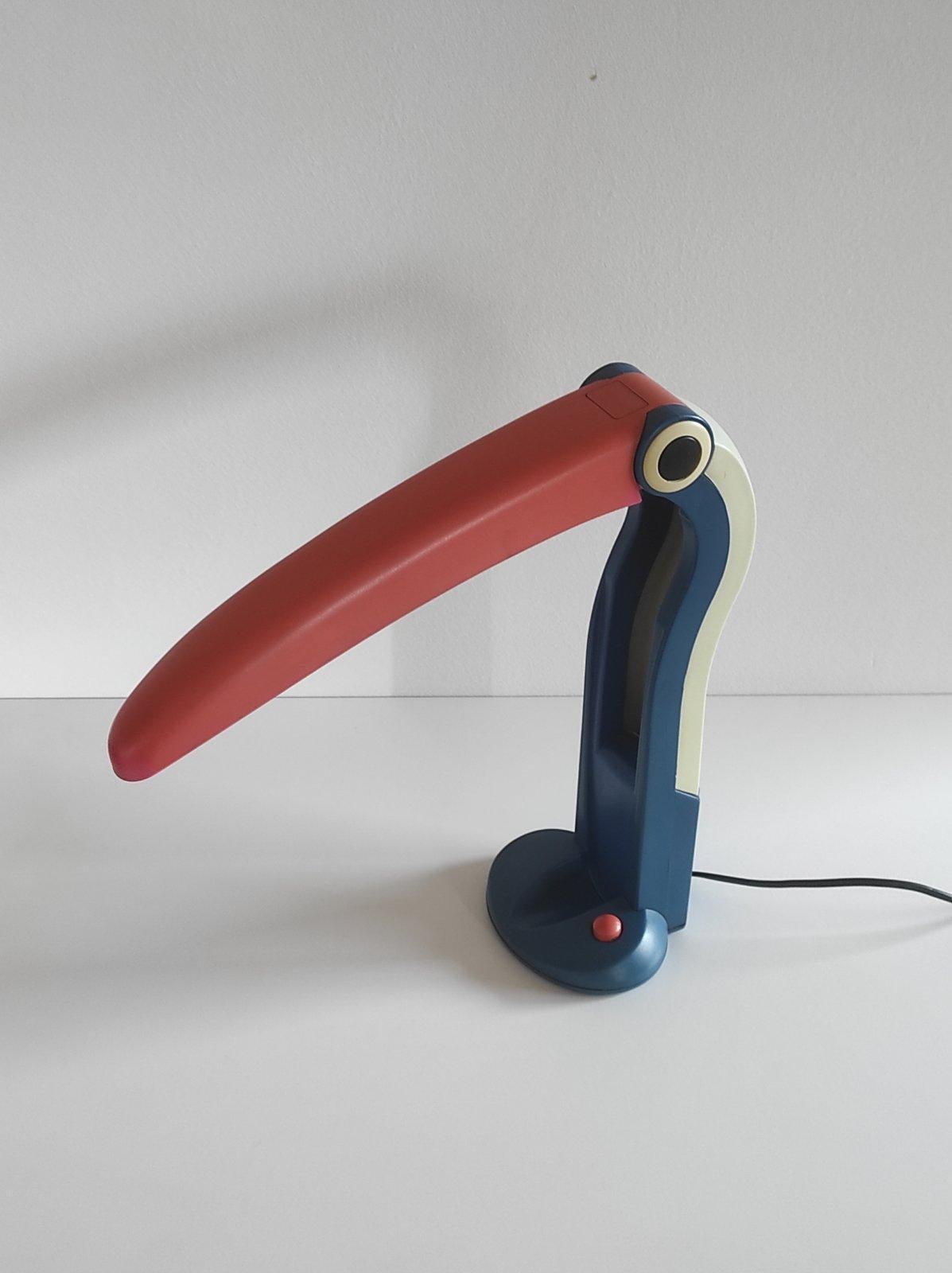 Toucan Table Lamp By H.T.Huang 1980s For Sale 1