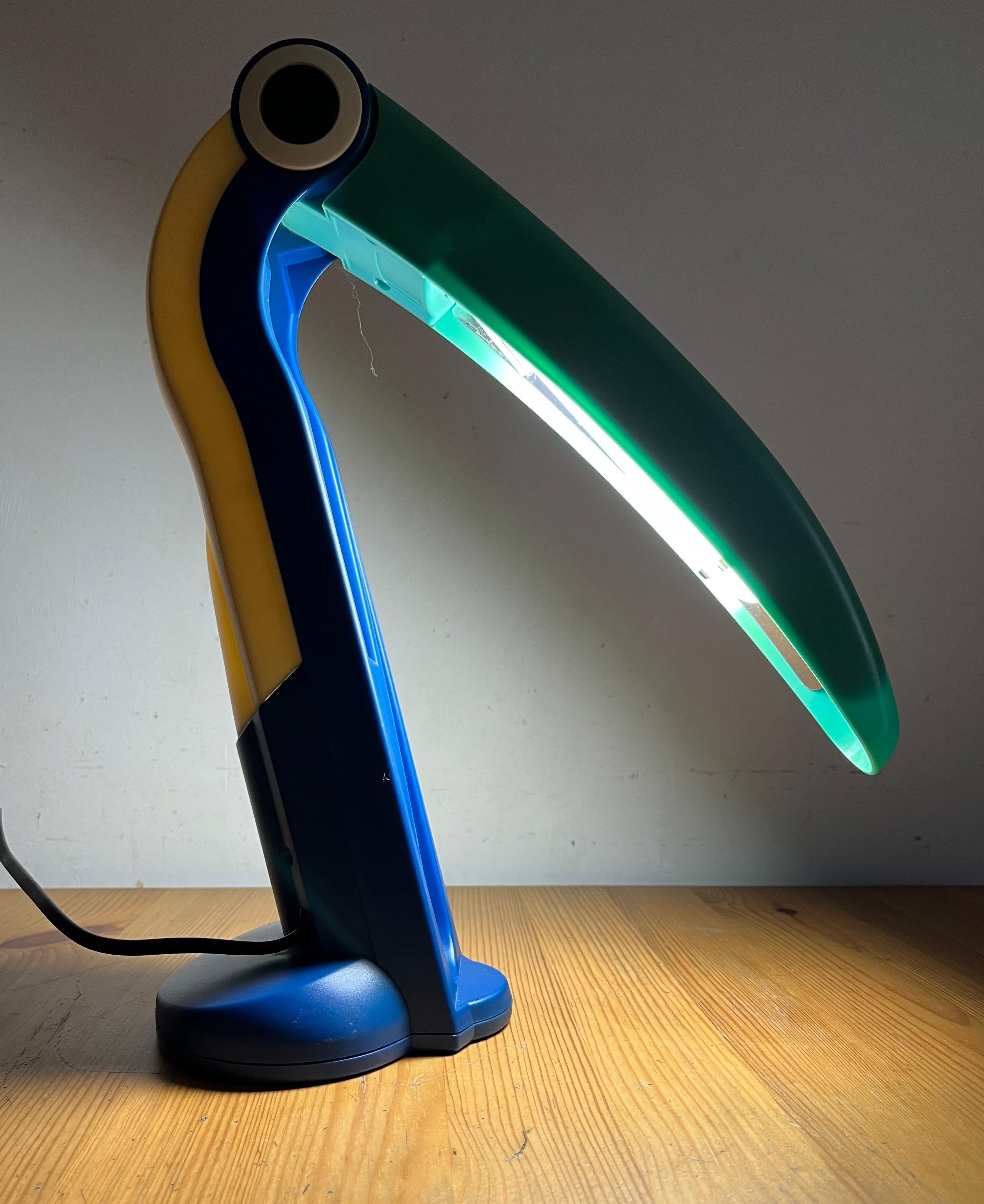 Toucan Taunts Lamp by H.T. Huang for Huanglite, 1980 6