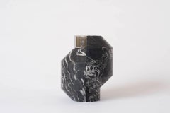 Toucana small Portoro marble Flower vase and Candle holder