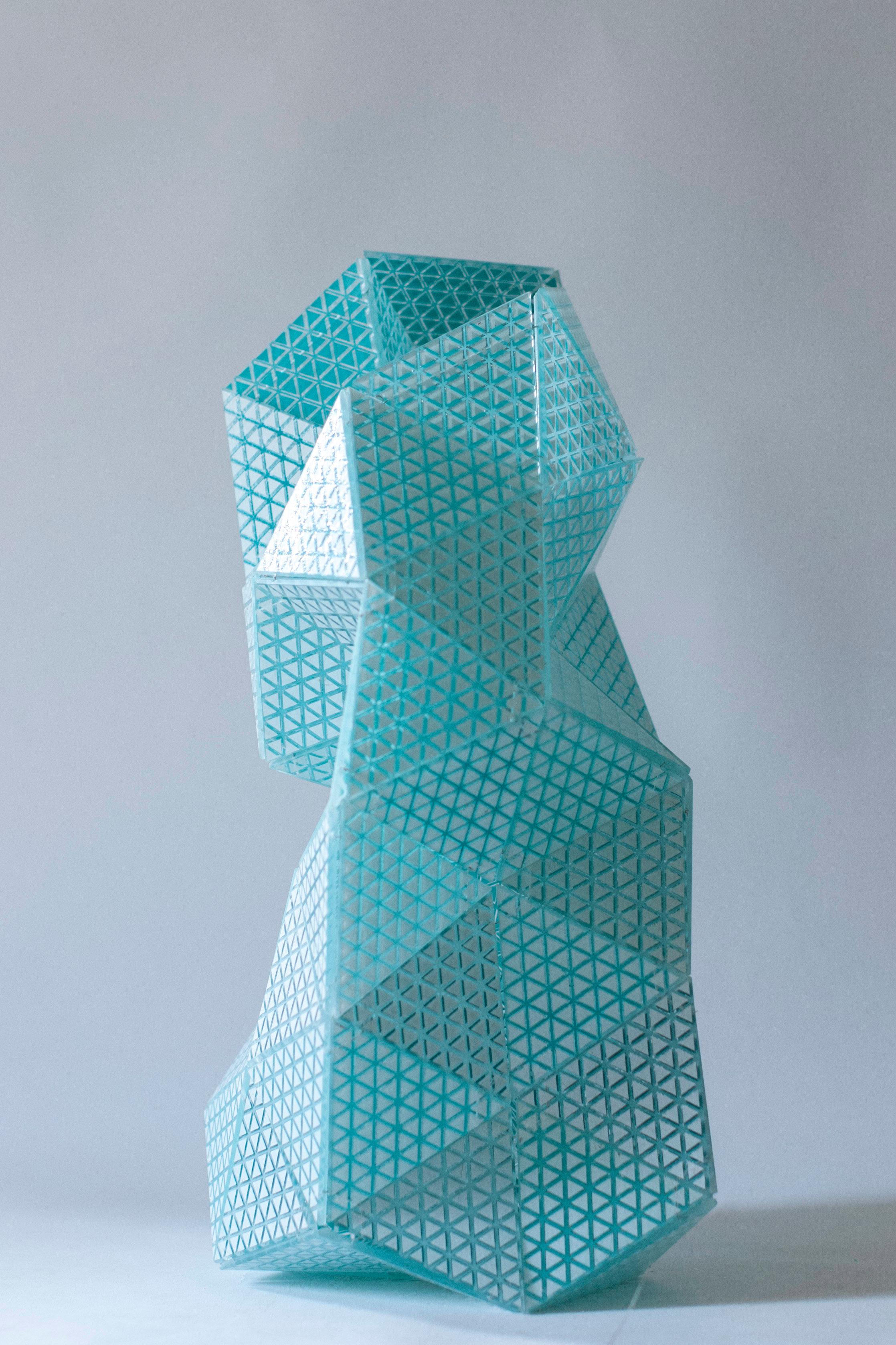 Touch-me 1.0 Vase en verre de Murano par Matteo Silverio
2019
Dimensions : Environ 15 x 30 x 50 cm 
MATERIAL : Verre de Murano

Tous les objets sont 100% faits à la main et personnalisables (couleurs, motifs, taille).
La composition peut être