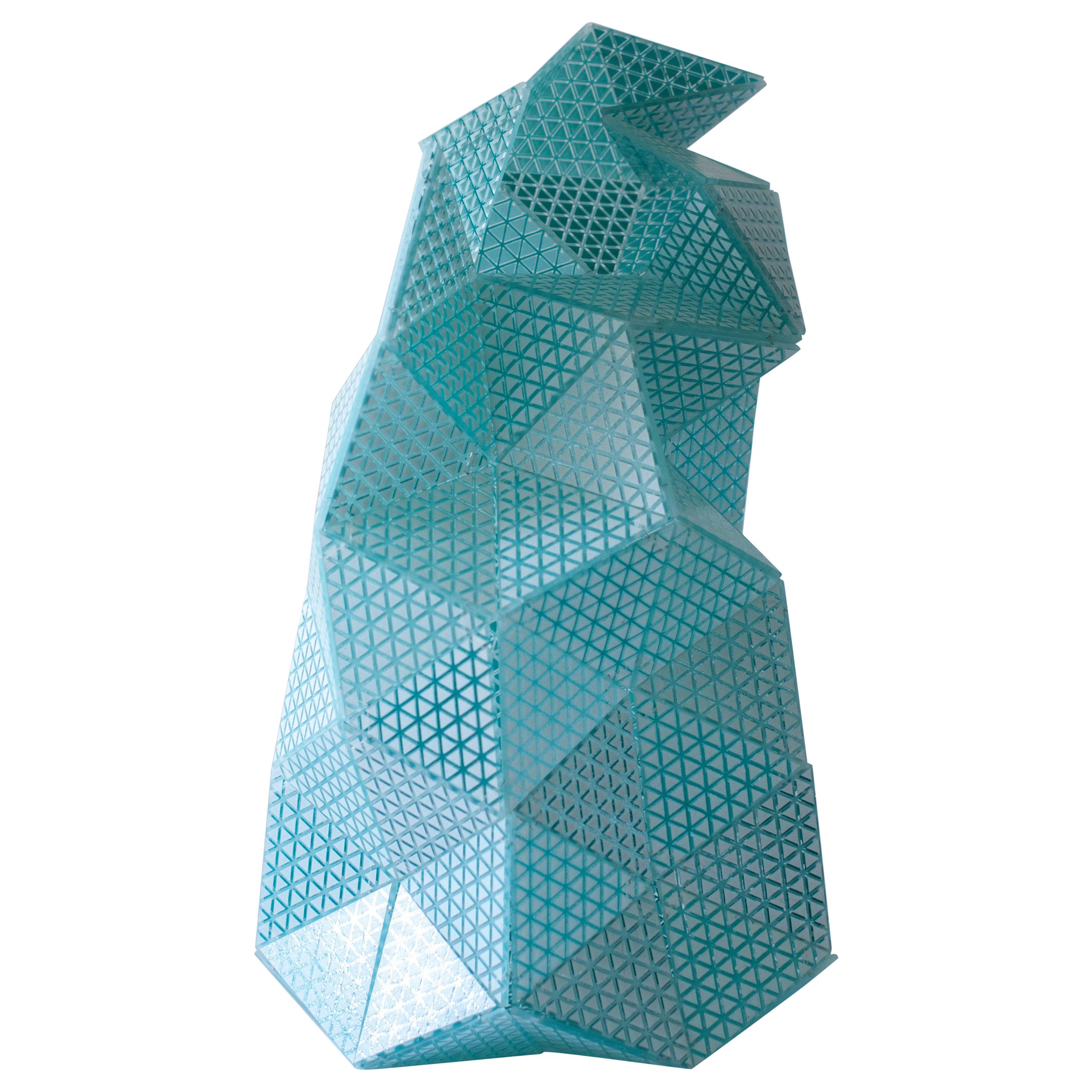 Touch-Me 1.0, handgefertigte Vase aus Muranoglas von Matteo Silverio