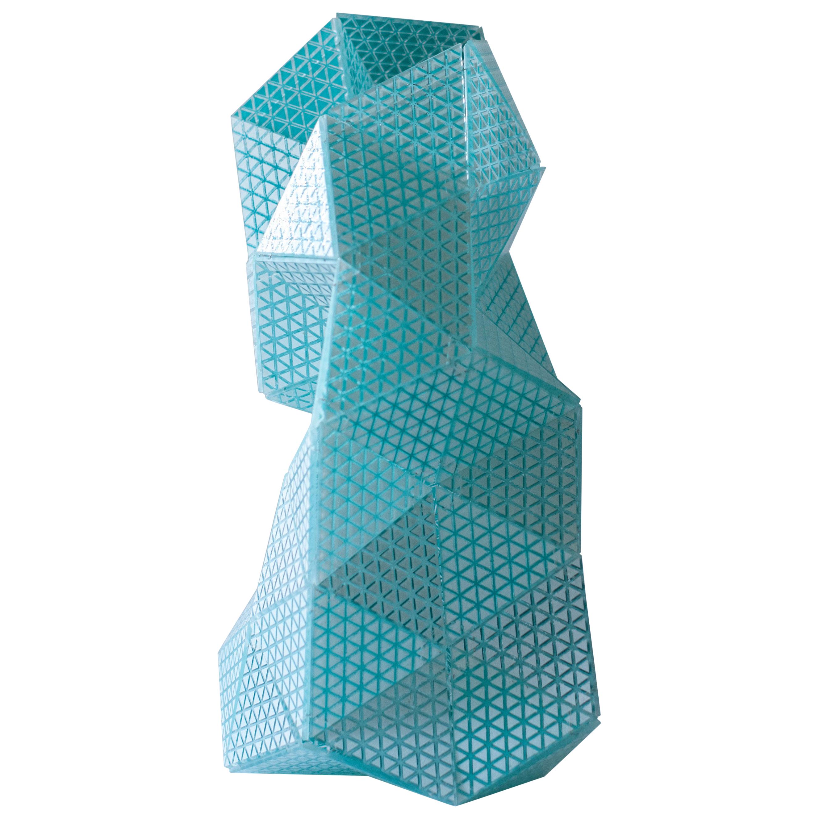 Touch-me 1.0, handgefertigte Vase aus Muranoglas von Matteo Silverio