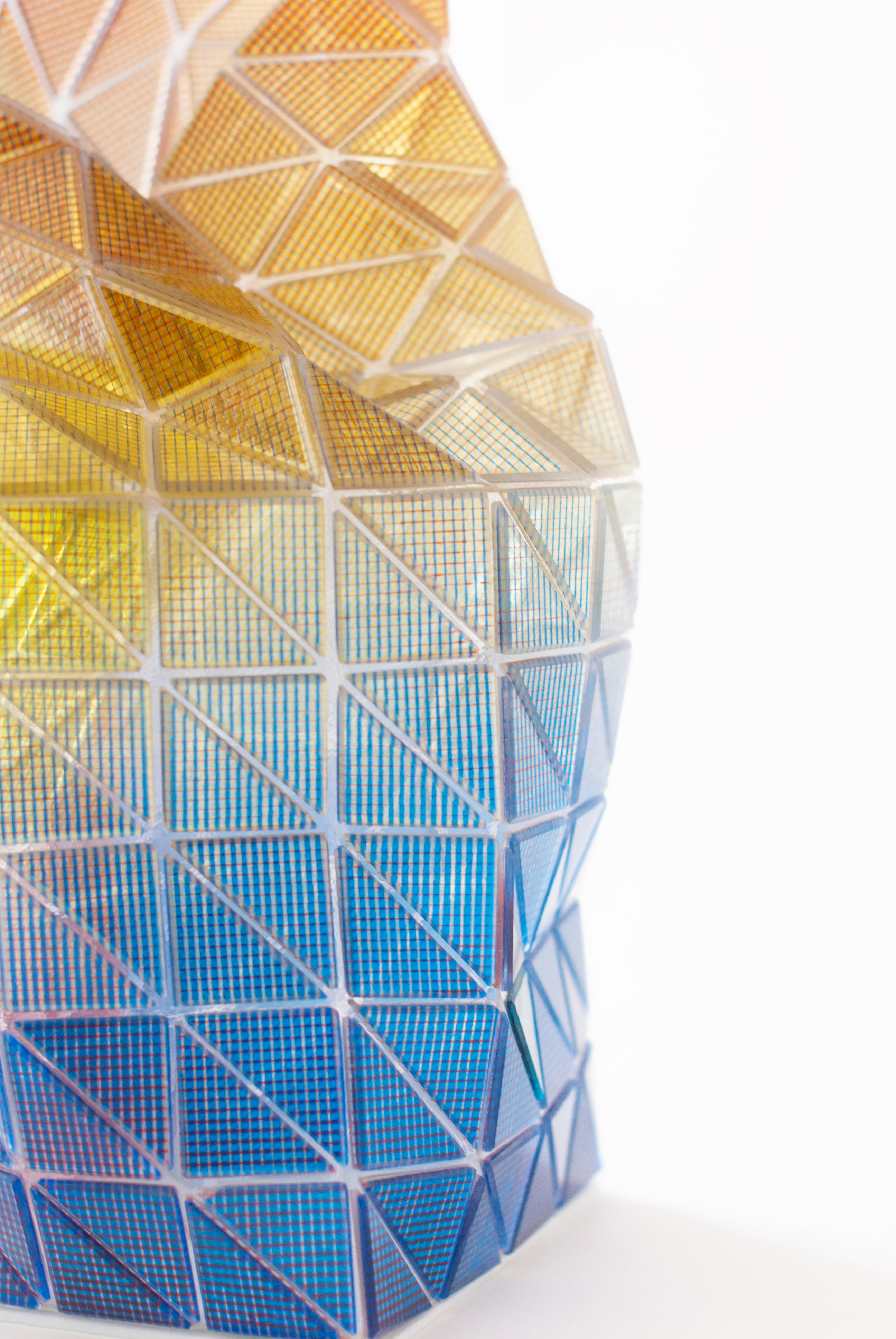 Moderno Vaso in vetro di Murano fatto a mano Touch-Me 2.0 di Matteo Silverio in vendita