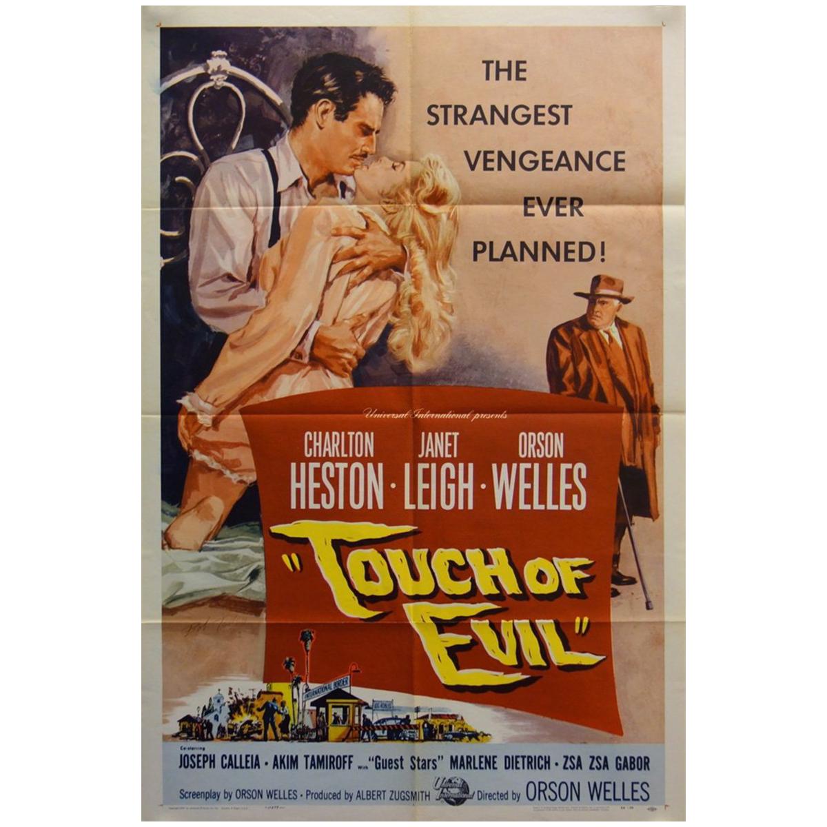 Touch of Evil, 1958 Poster For Sale