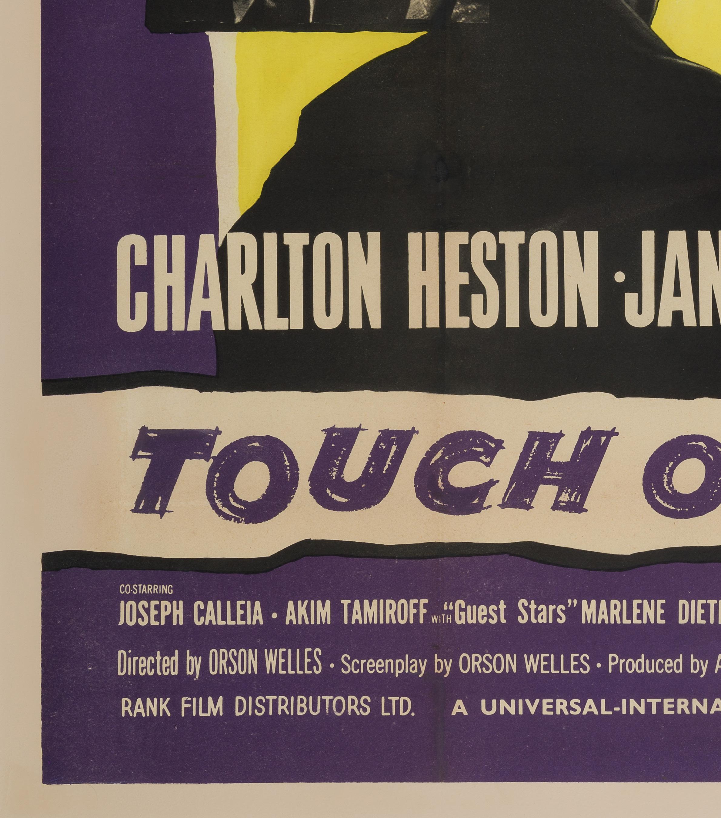 „Touch of Evil“, britisches Filmplakat, 1958 im Angebot 1