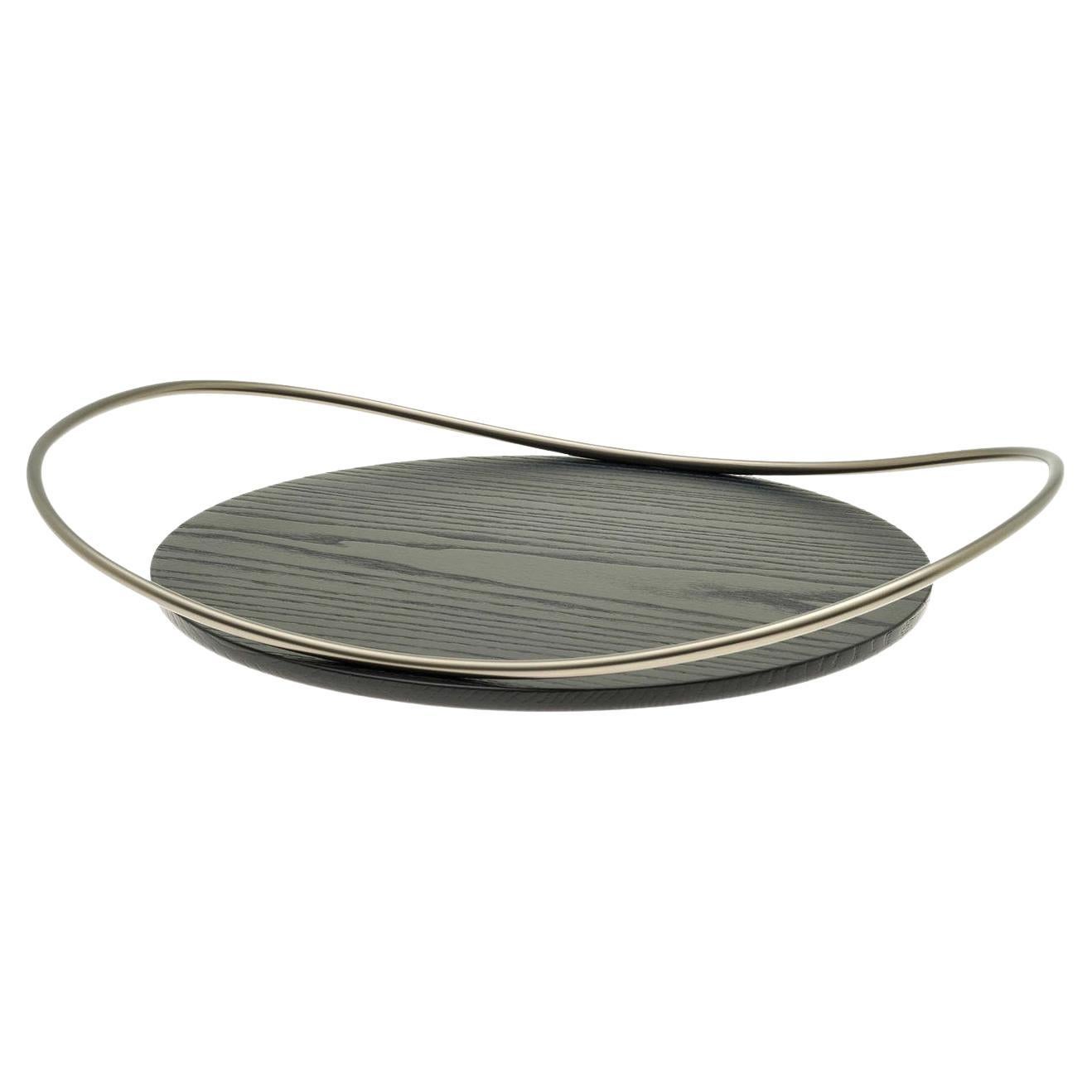 Plateau de service en bois de frêne Touchè par Mason Editions