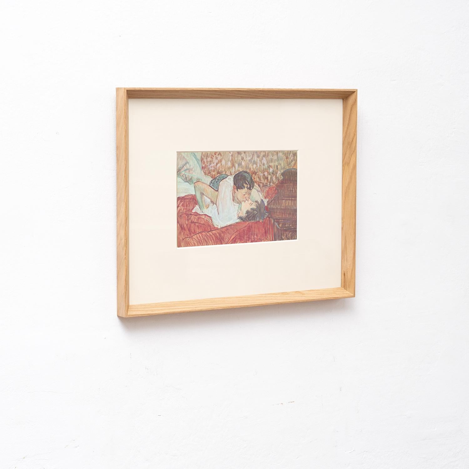 Toulouse-Lautrec 1952 Gravure Cliché couleur, édition encadrée en vente 1