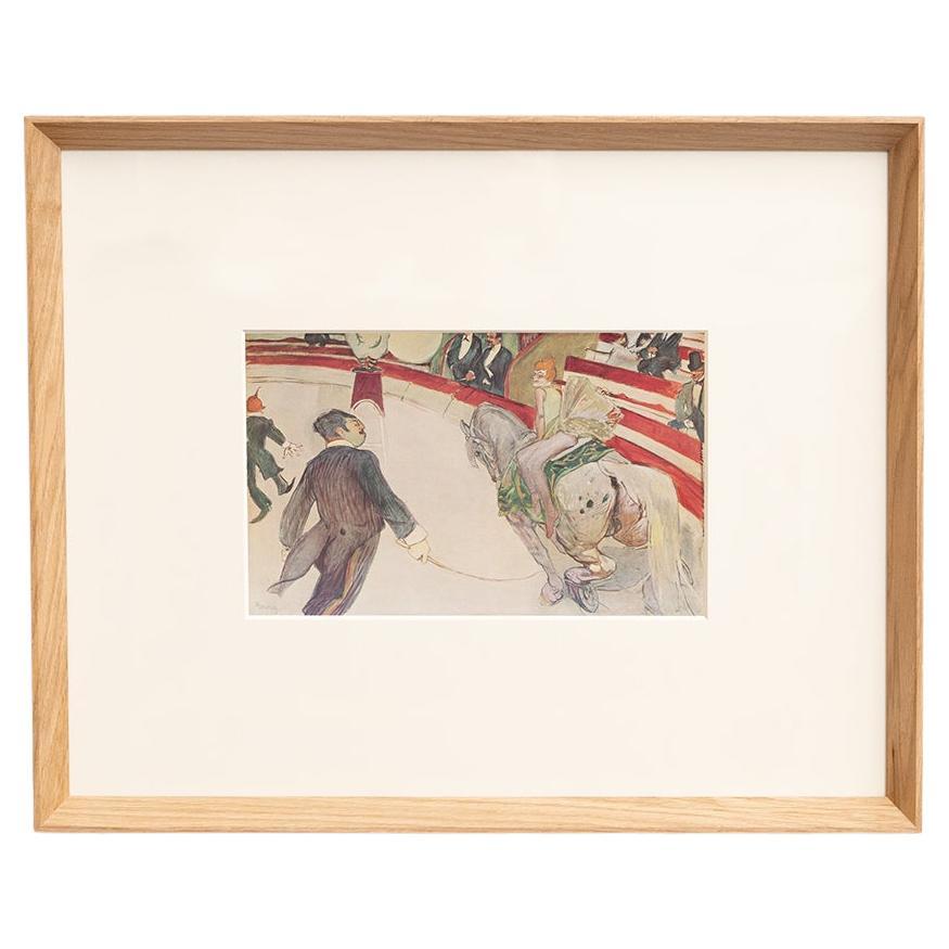 Toulouse-Lautrec 1952 Farbklischee-Druck, gerahmte Ausgabe