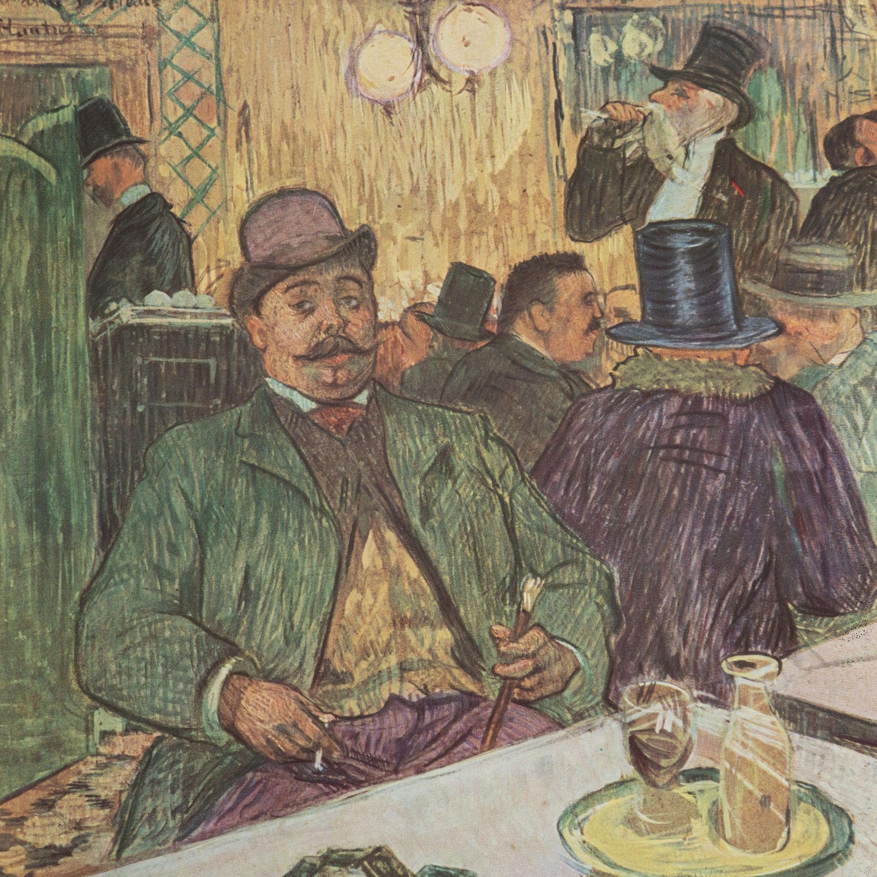 Toulouse-Lautrec 1952 Farbklischee-Druck, gerahmt (Französisch) im Angebot