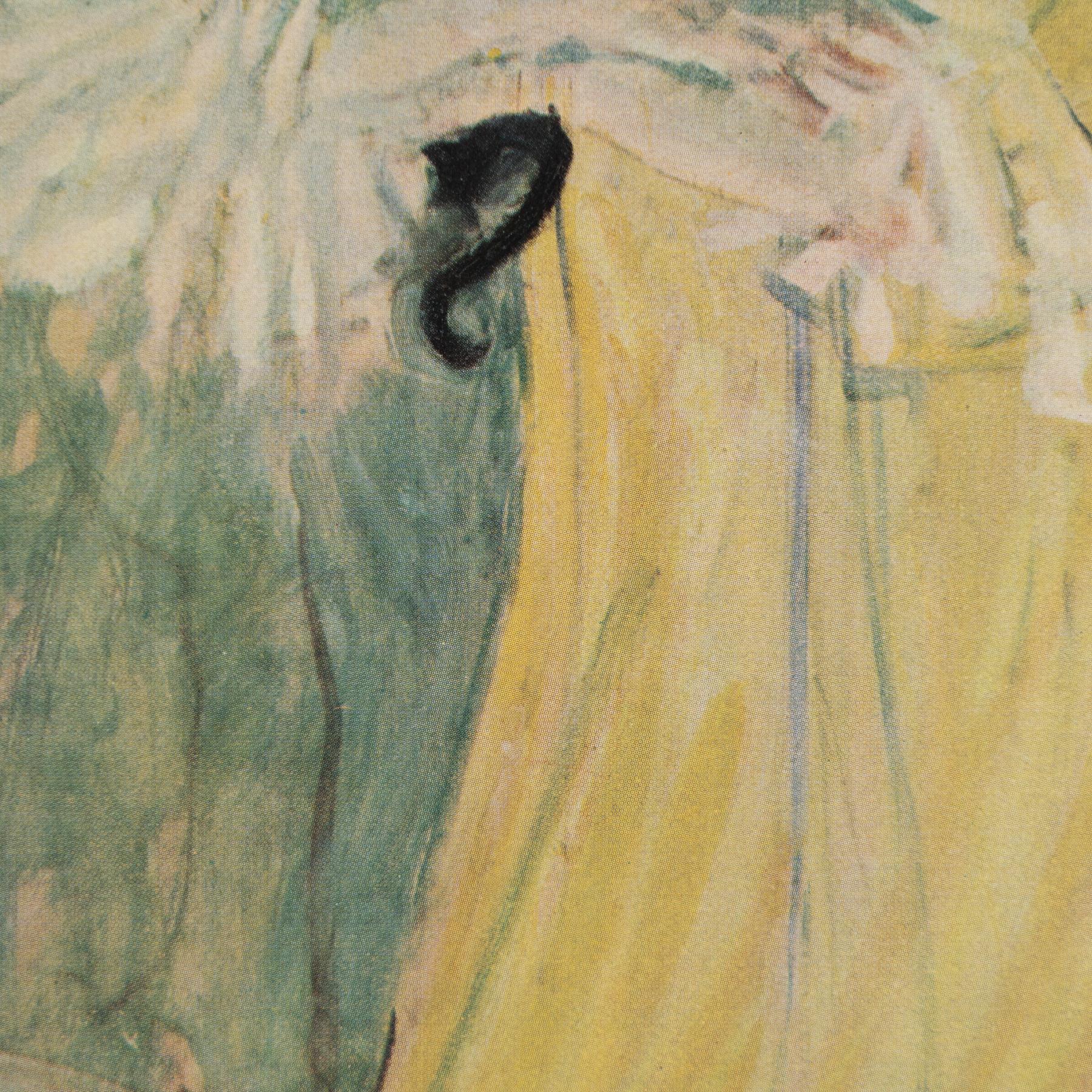 Metà XX secolo Stampa cliché a colori di Toulouse-Lautrec del 1952, incorniciata in vendita