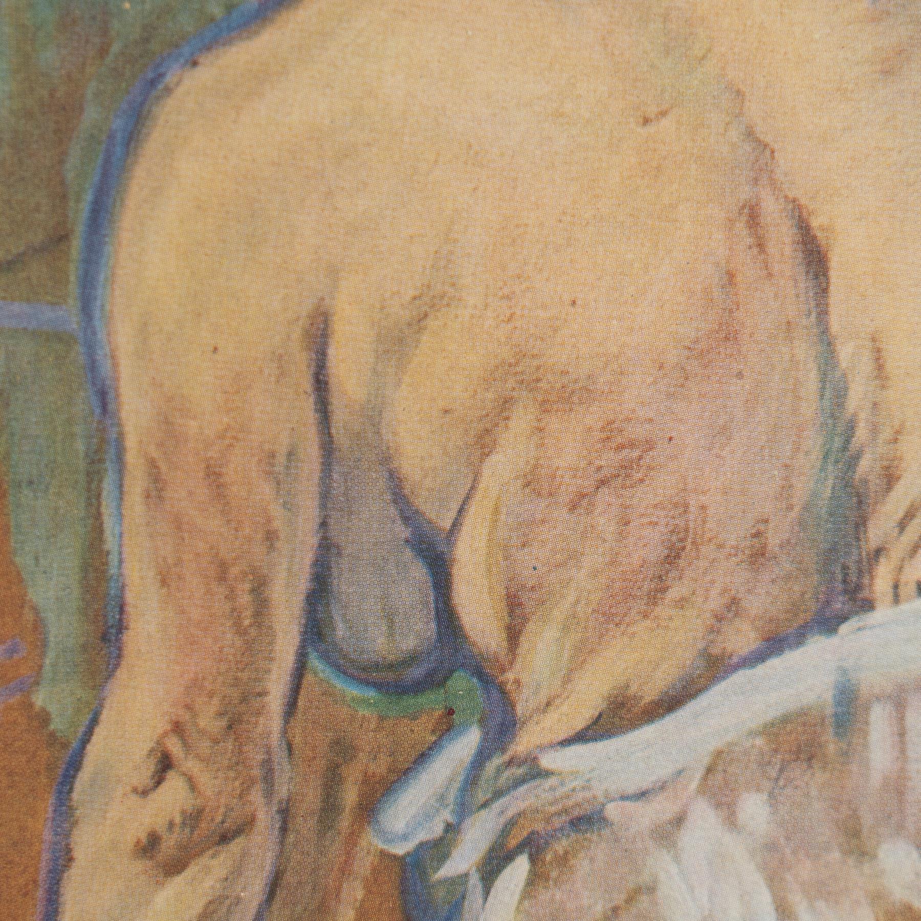Toulouse-Lautrec 1952 Farbklischee-Druck, gerahmt (Mitte des 20. Jahrhunderts) im Angebot