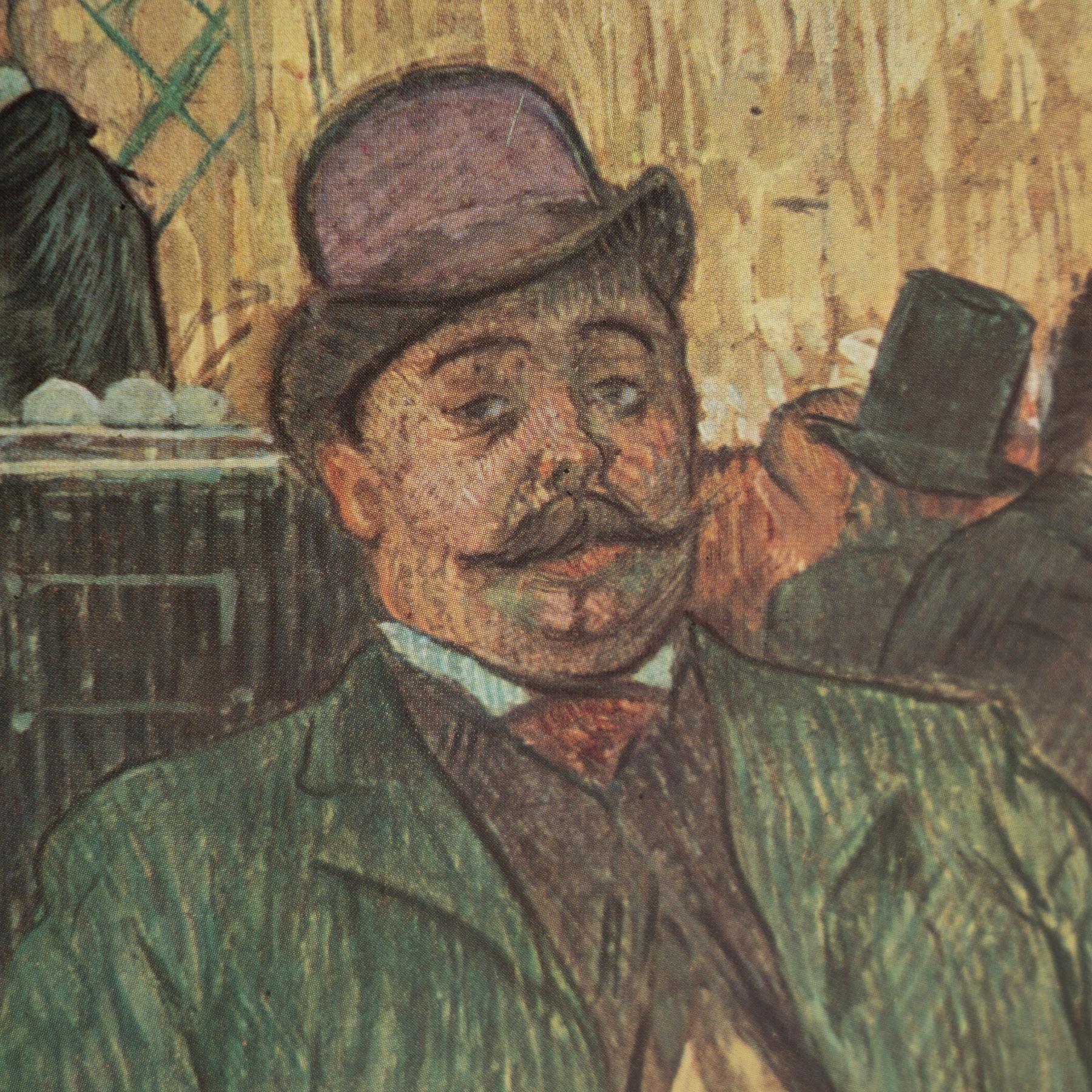 Toulouse-Lautrec 1952 Farbklischee-Druck, gerahmt (Papier) im Angebot