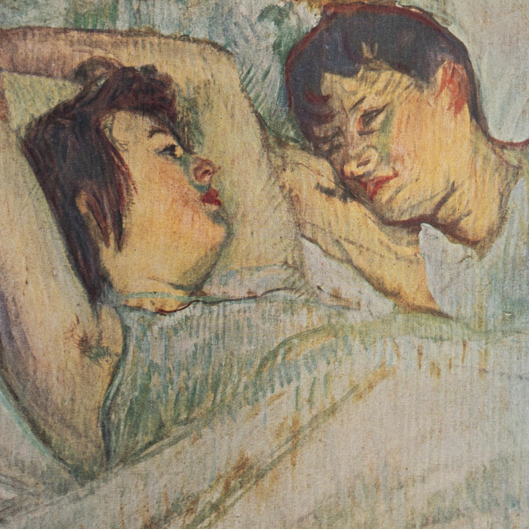 Toulouse-Lautrec 1952 Farbklischee-Druck, gerahmt im Angebot 2