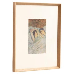 Toulouse-Lautrec 1952 Color Cliché Print, Framed
