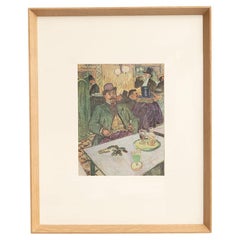 Toulouse-Lautrec 1952 Color Cliché Print, Framed