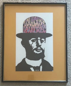 "Toulouse-Lautrec" Collage Lithograph by Peter Max