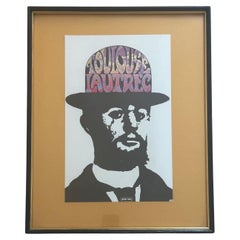 Litografía collage "Toulouse-Lautrec" de Peter Max