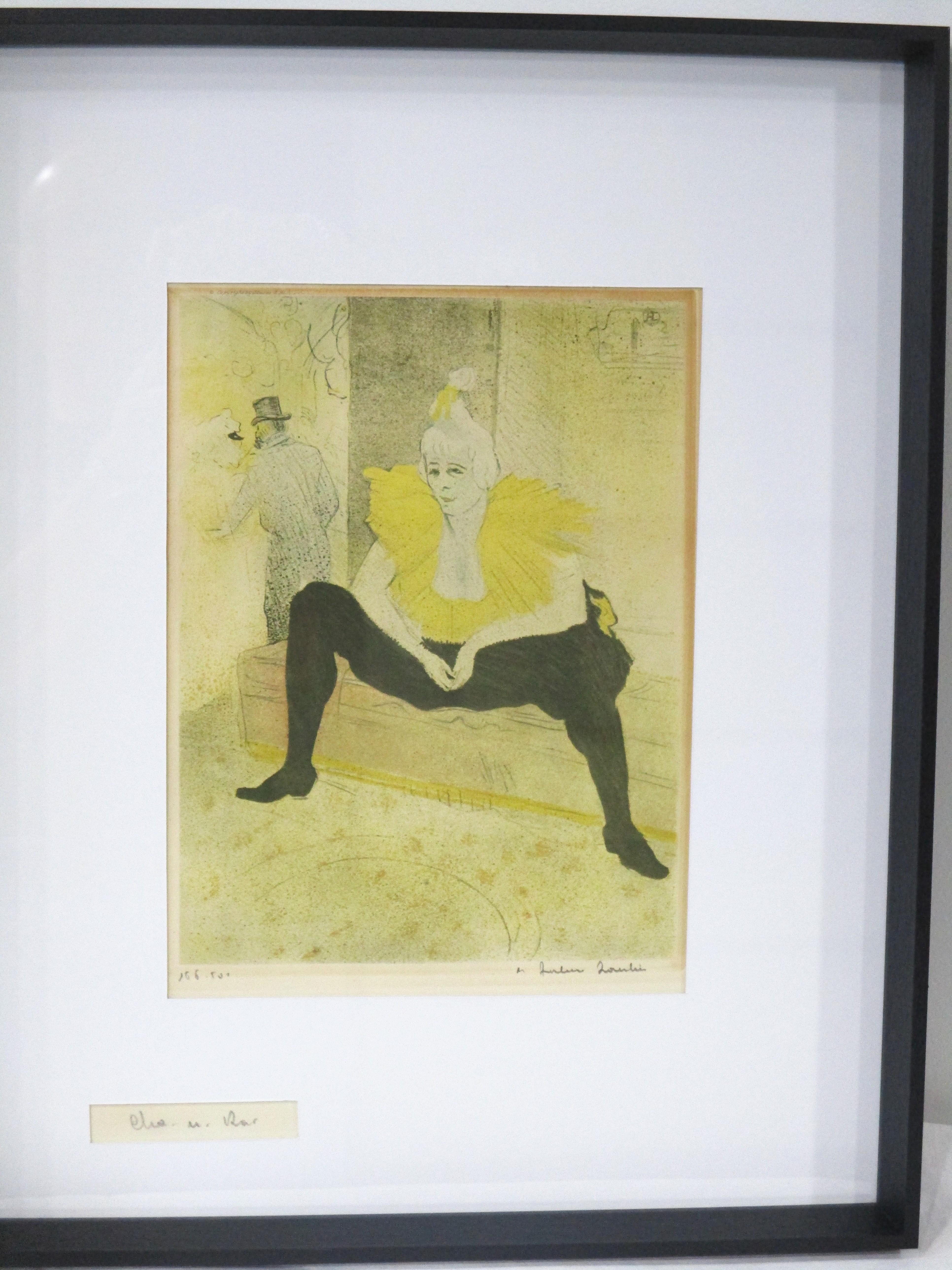 Toulouse Lautrec Litografía 