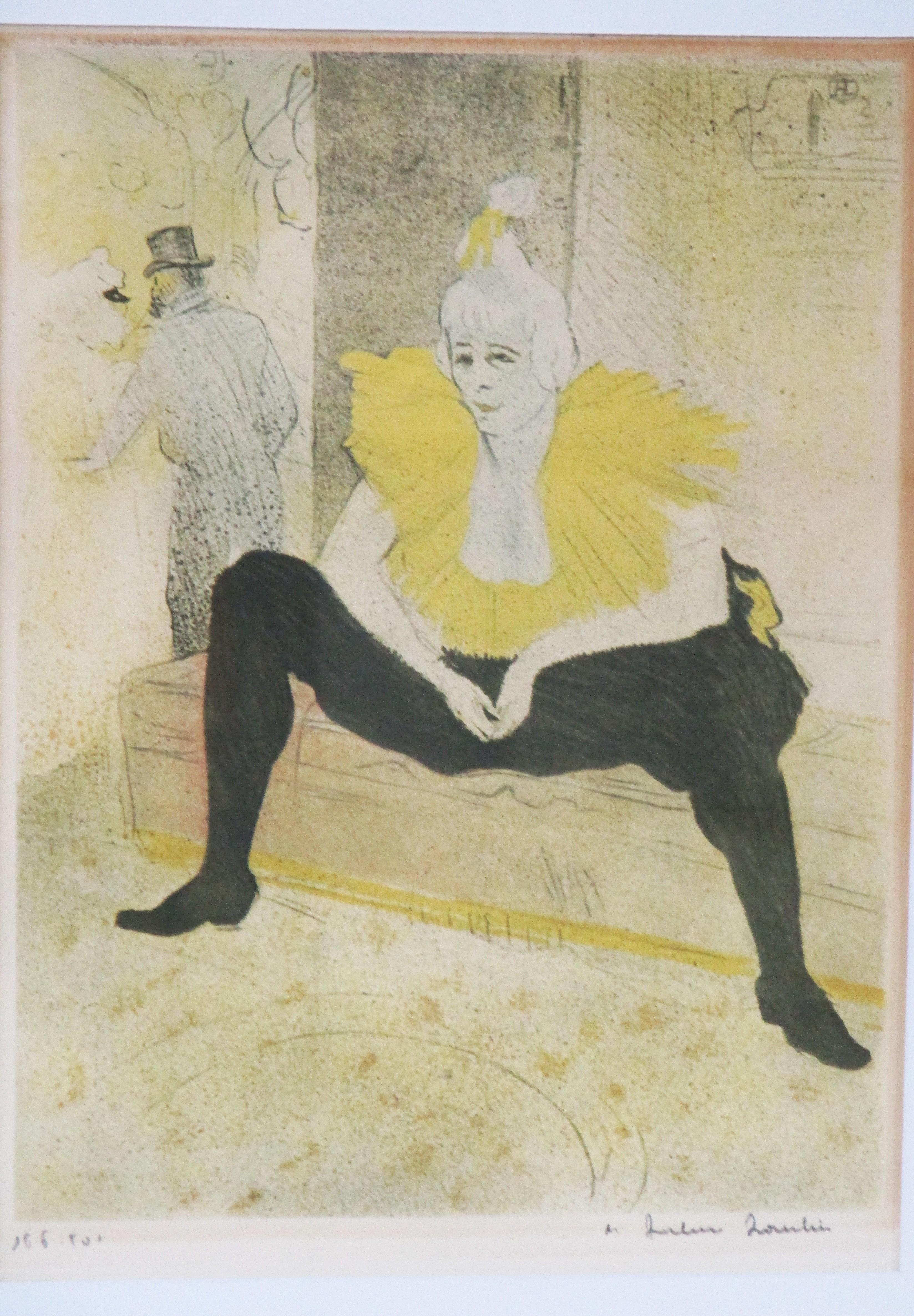 Toulouse Lautrec Litografía 