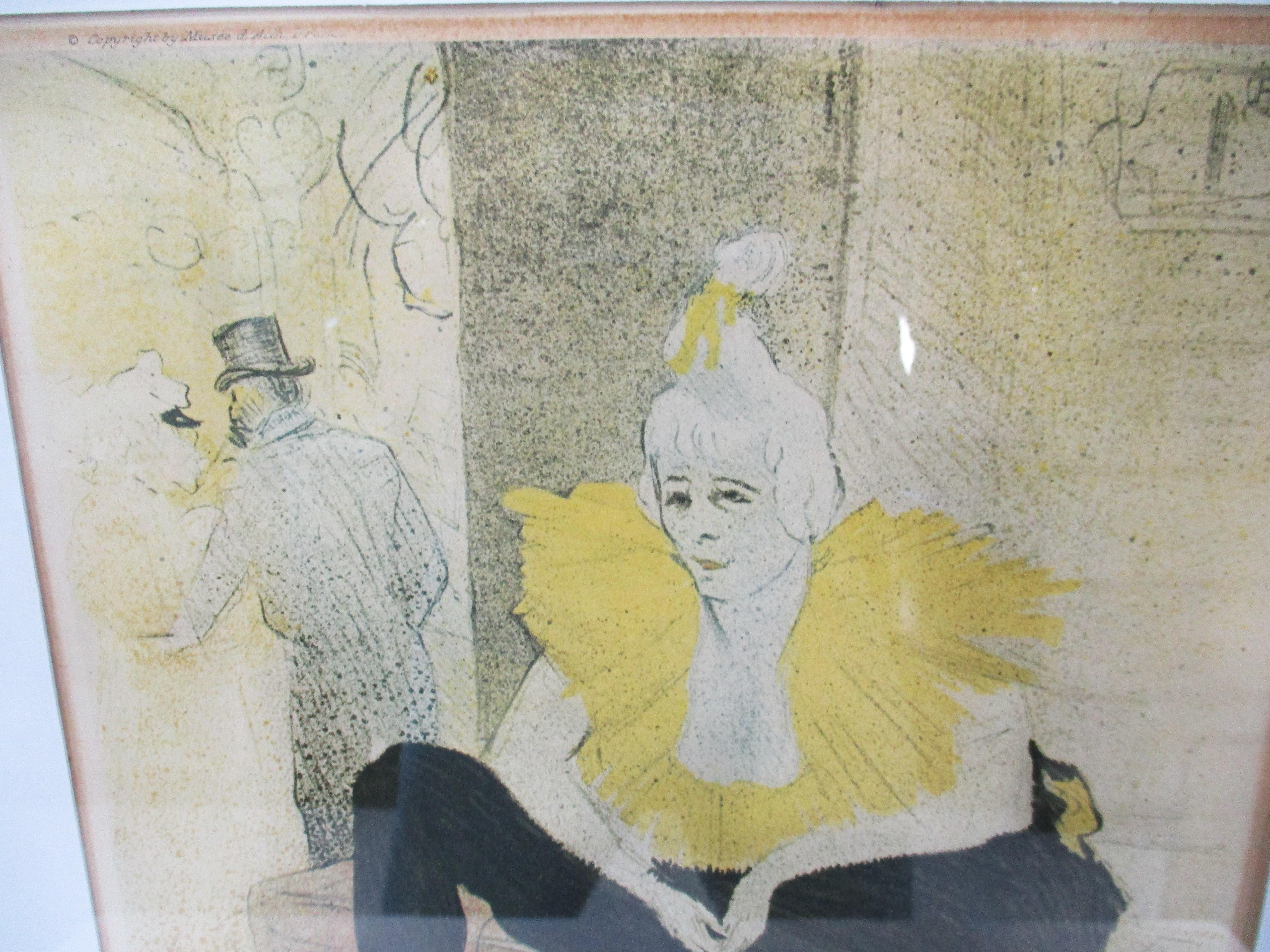 Toulouse Lautrec Litografía 