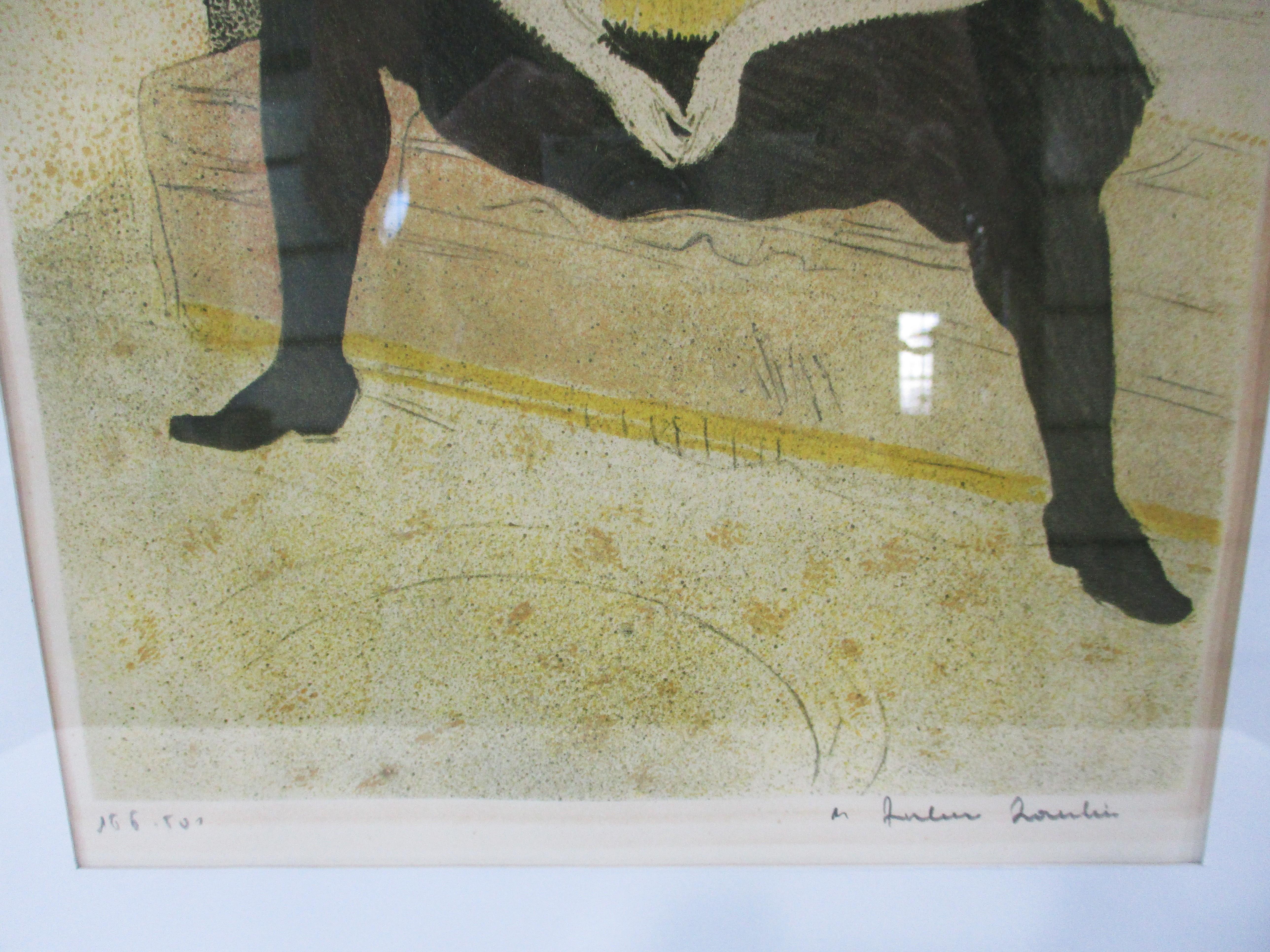 Toulouse Lautrec Litografía 