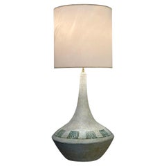 Lampe en céramique "Toupie" par Les 2 Potiers, vers 1960