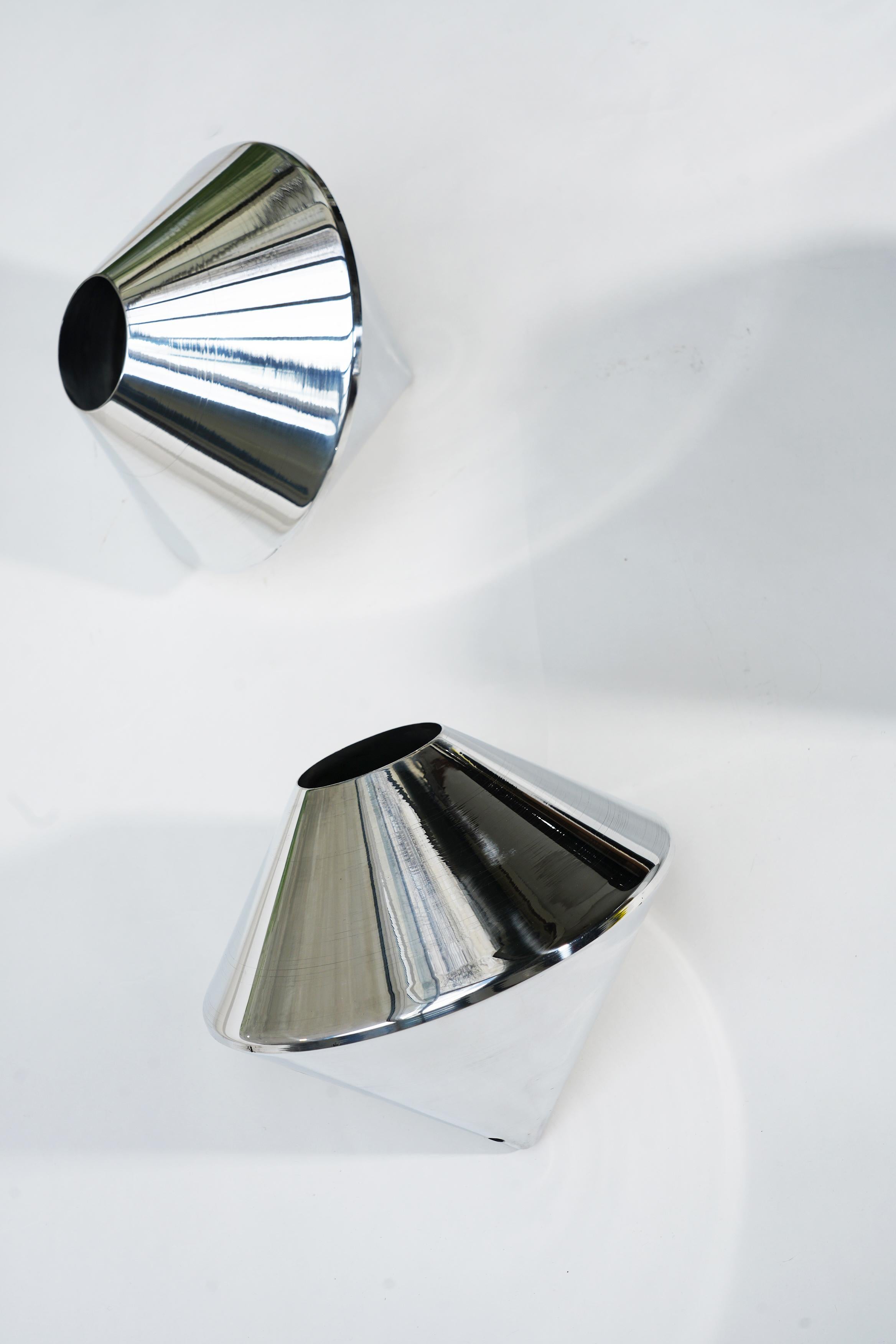 Toupie Chrome Table Lamp by Sophia Taillet For Sale 6