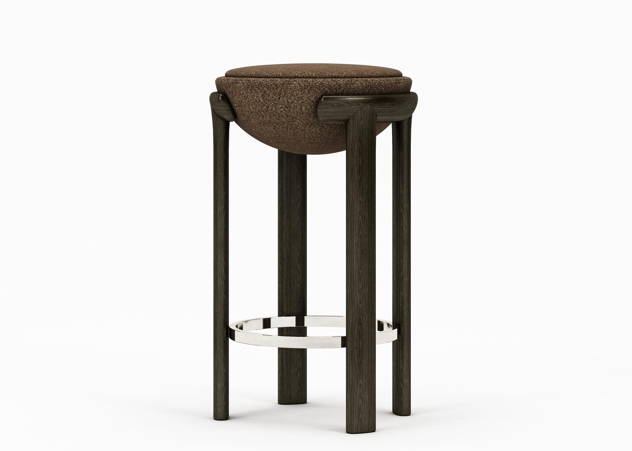 Toupis Boucle Stool by Maxime Boutillier For Sale 2