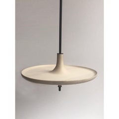 Toupy Bleached Ash And Black Metal 38 Hanging Table by Mademoiselle Jo