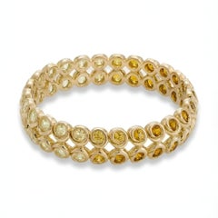 Armband „Tourbillon Yellow Sapphire“ aus 18 Karat Gelbgold von MARIANNE CANARELLI