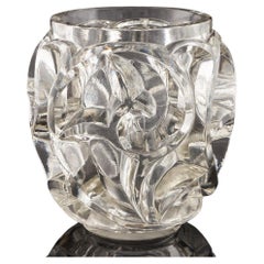 Antique 'Tourbillons' Art Deco glass vase by Rene Lalique