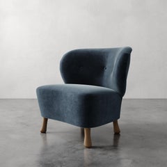 Tourenne Chair in Plush Velvet by Christiane Lemieux