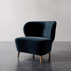 Tourenne Chair in Plush Velvet (Tapered Leg) by Christiane Lemieux