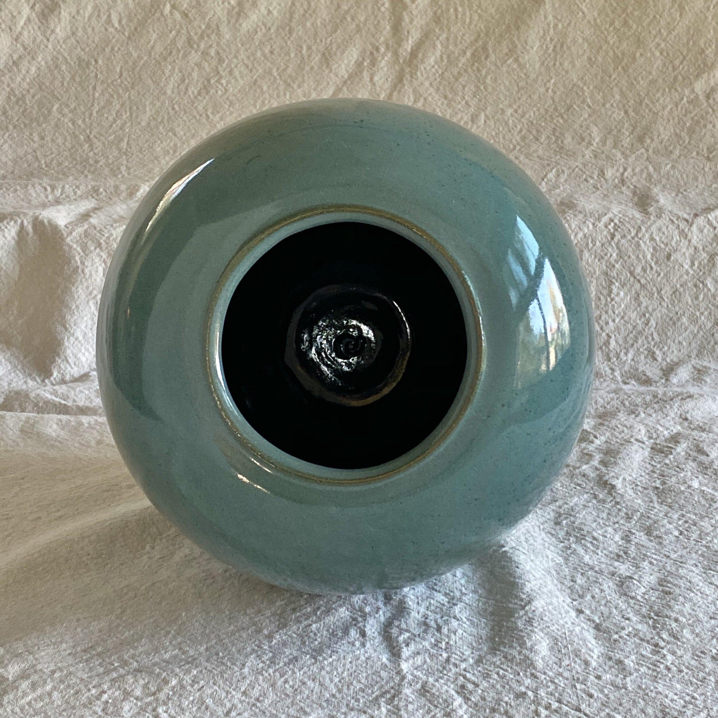 Glazed Tourmaline #10 Ceramic Vessel by Thom Lussier For Sale
