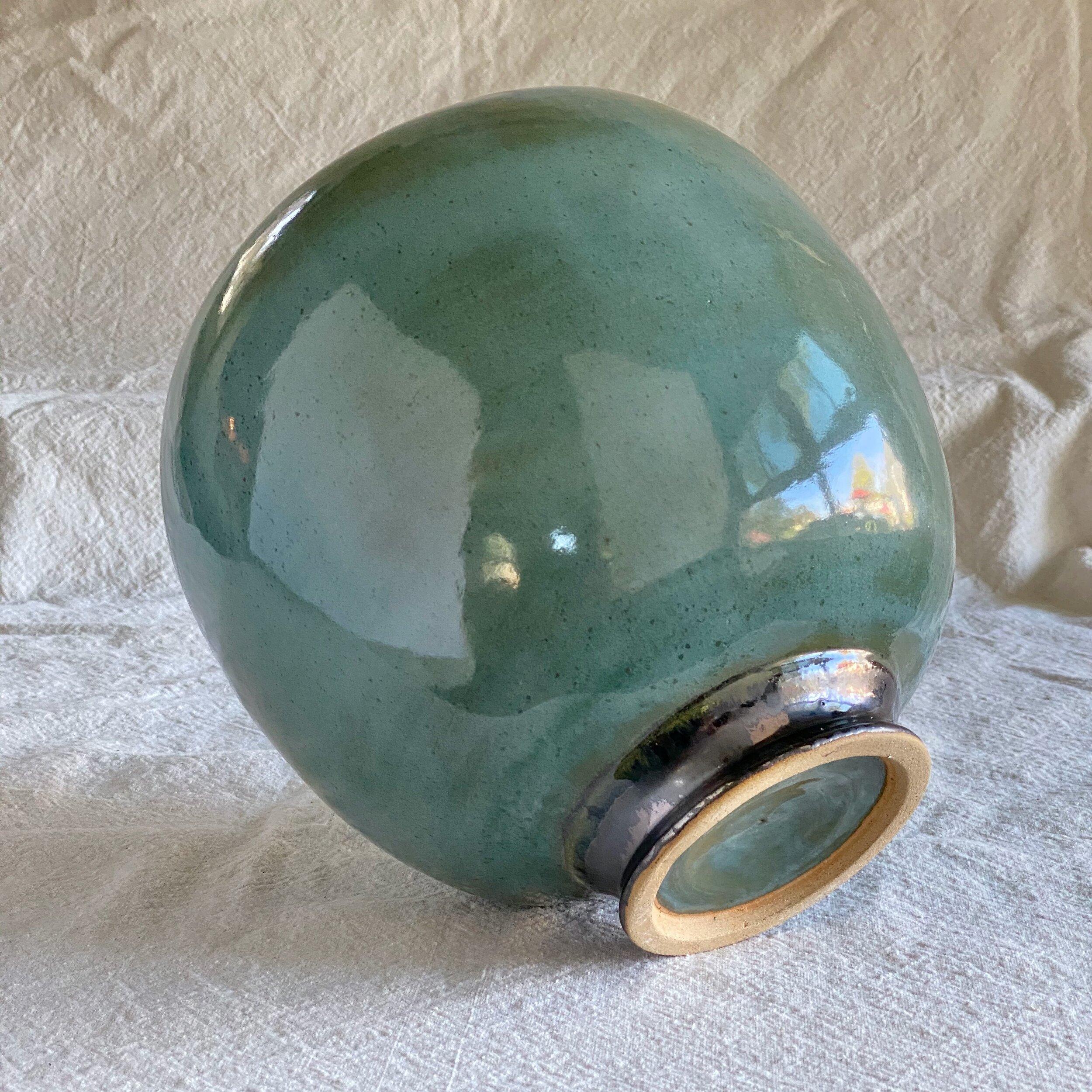 Contemporary Tourmaline #15 Ceramic Vessel by Thom Lussier For Sale