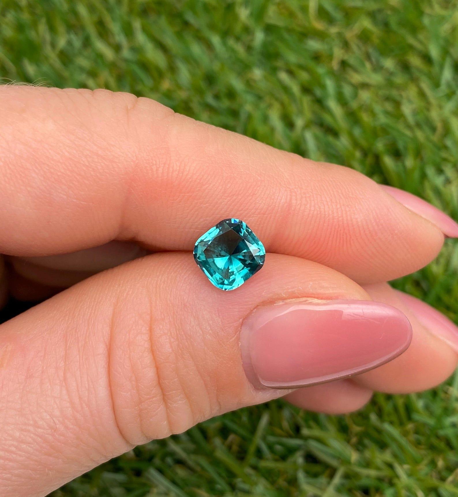 Tourmaline 1.59Ct natural Loose gemstone, Cushion cut, Origin Nigeria For Sale 1