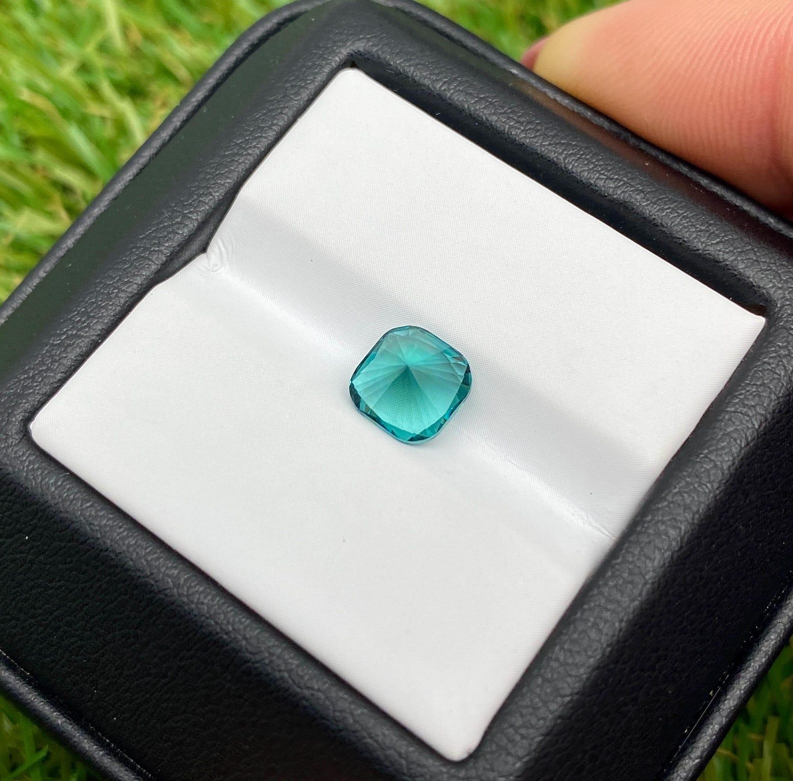Tourmaline 1.59Ct natural Loose gemstone, Cushion cut, Origin Nigeria For Sale 3