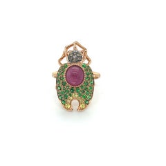Tourmaline 18k Rose Gold Ring