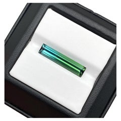Tourmaline 4.20Ct Bleu-Vert, baguette, 22.2x5x4mm, Afghanistan